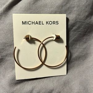 🆕Michael Kors Rose Gold Hoops